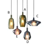 ModernColorfulGlassPendantLampforDiningTable-Homdiy_1 ModernColorfulGlassPendantLampforDiningTable Homdiy