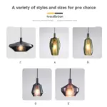 ModernColorfulGlassPendantLampforDiningTable-Homdiy_2 ModernColorfulGlassPendantLampforDiningTable Homdiy