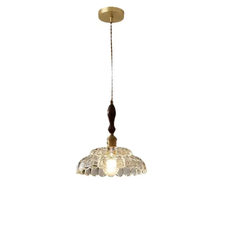 ModernCopperPendantLampwithWoodenHandle Homeko6