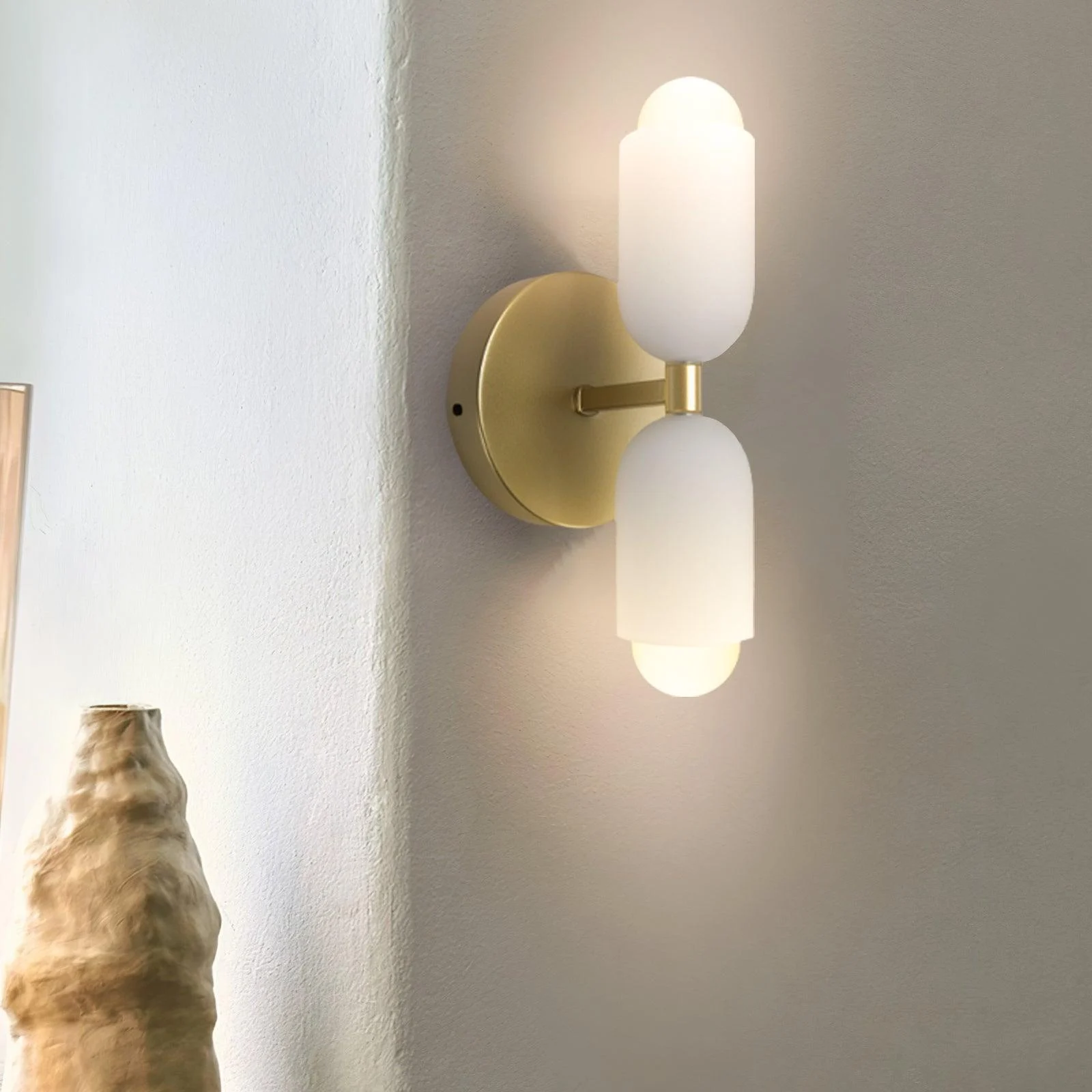 Moderncreamydoubleheadswallsconce 1