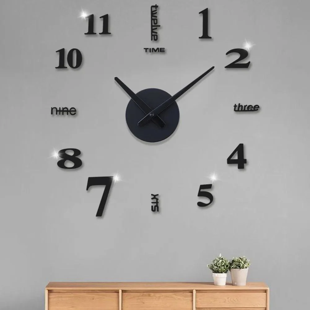 Modern Design 3D Wall Clock - Homeko