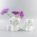 ModernFemaleHeadVase Homeko4