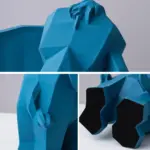 ModernGeometricElephantSculpture-Homeko7 ModernGeometricElephantSculpture Homeko7