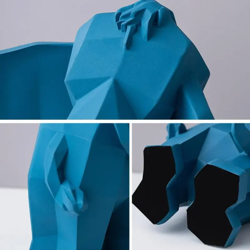 ModernGeometricElephantSculpture Homeko7