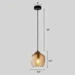 ModernGlassPendantLightwithWaveShadeforDiningRoom-Homeko14 ModernGlassPendantLightwithWaveShadeforDiningRoom Homeko14