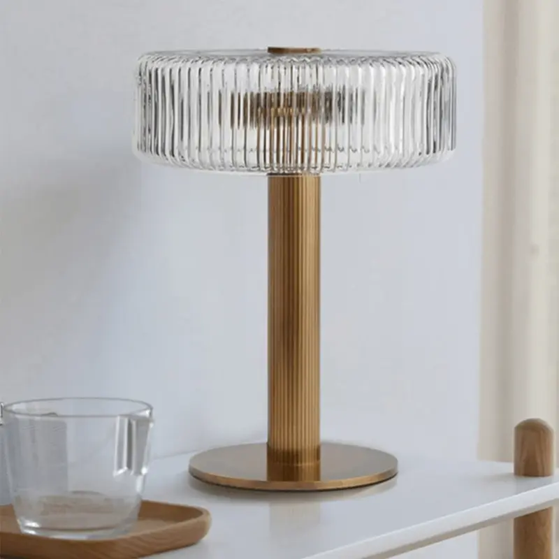 ModernGoldGlassBedroomTableLamp Homeko2