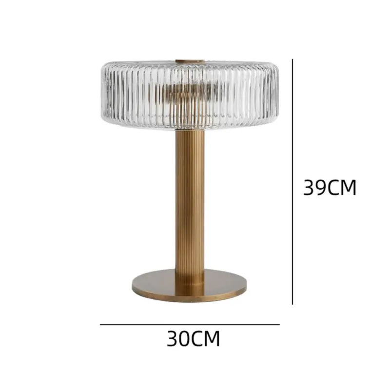 ModernGoldGlassBedroomTableLamp Homeko4