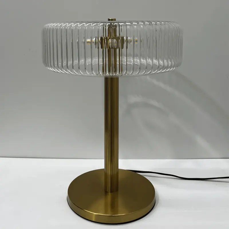 ModernGoldGlassBedroomTableLamp Homeko6