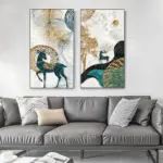 ModernGoldenFoilDeer-Homeko2 ModernGoldenFoilDeer Homeko2