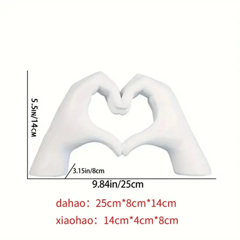 ModernHeartGestureSculpture Homeko7