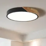 ModernLEDCeilingLampforBedroom AcrylicandMetalRoundRecessedLamp Homeko14