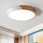 ModernLEDCeilingLampforBedroom AcrylicandMetalRoundRecessedLamp Homeko15