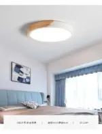 ModernLEDCeilingLampforBedroom AcrylicandMetalRoundRecessedLamp Homeko8