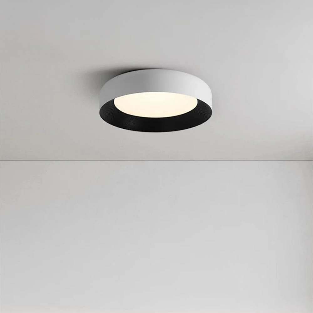 Modernledmetalceilinglampflushmountblackceilinglight 2