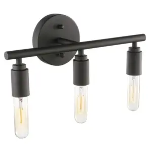 Modern LED Wall Lamp Black for Bathroom