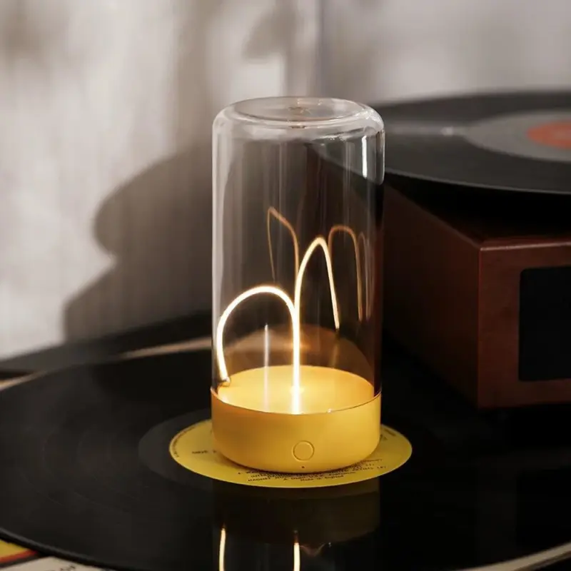 ModernMagneticTransparentAcrylicMiniTableLamp Homeko15