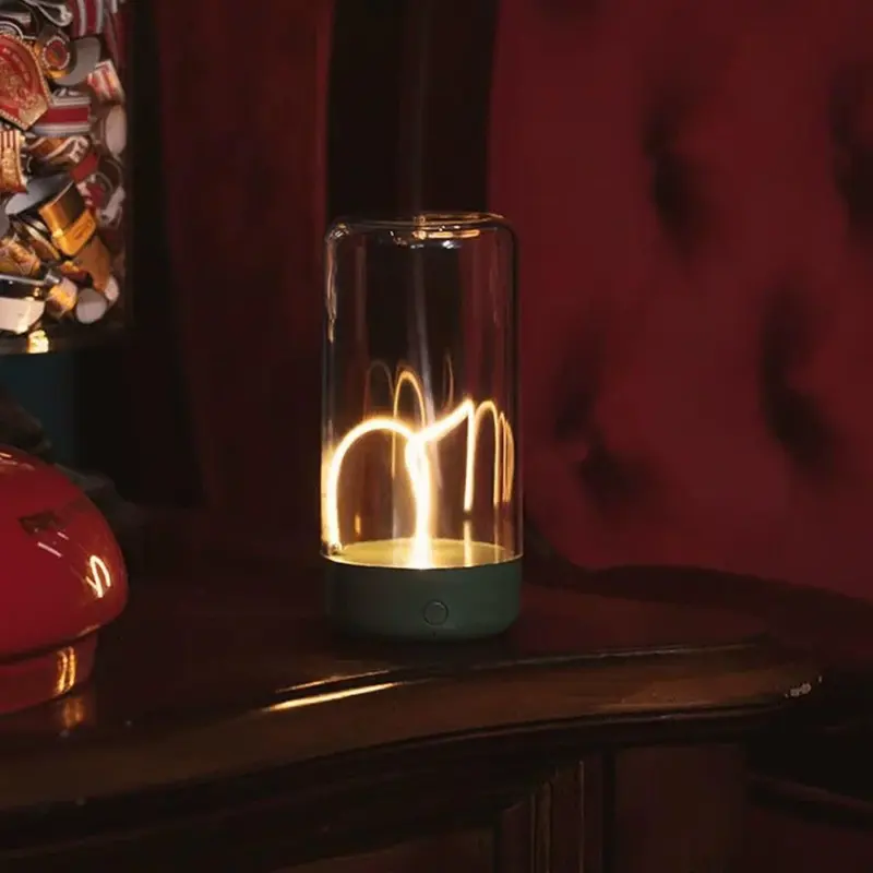 ModernMagneticTransparentAcrylicMiniTableLamp Homeko8