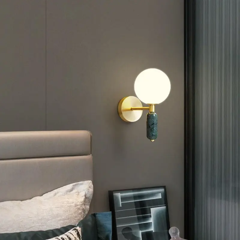 ModernMarbleBedsideLampWallLamp Homeko10