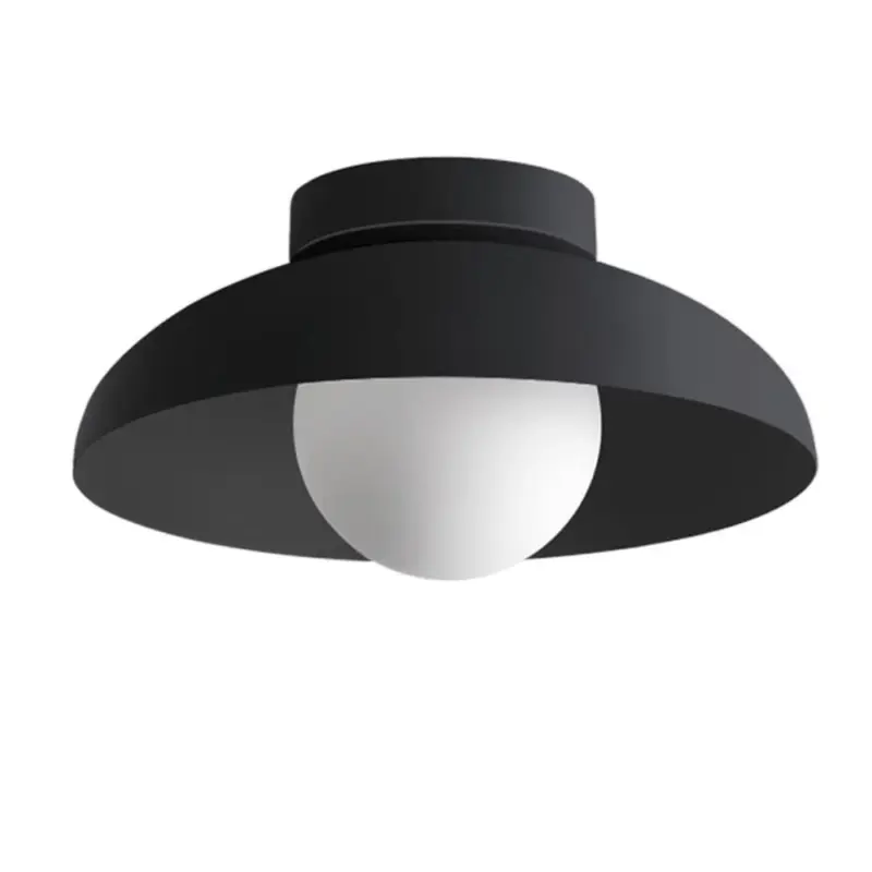 ModernMetalSemiFlushHallwayCeilingLight Homeko15