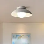 ModernMetalSemiFlushHallwayCeilingLight Homeko2