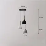 ModernMetalTriplePendantLights