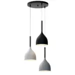 ModernMetalTriplePendantLights