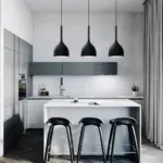 ModernMetalTriplePendantLights