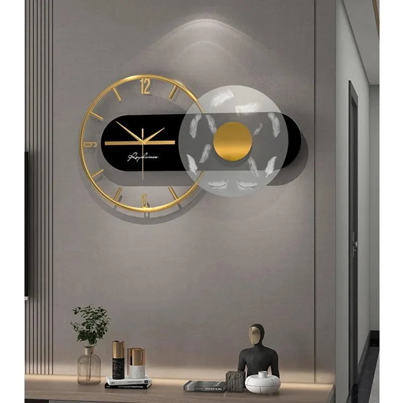 Modern Metal Wall Clock - Homeko