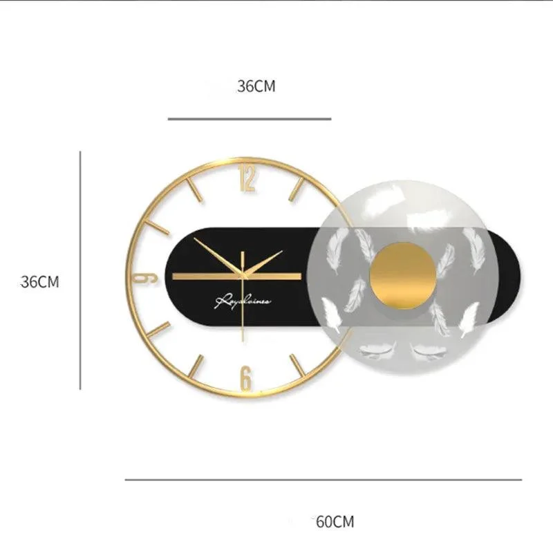 Modern Metal Wall Clock - Homeko