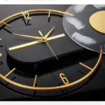ModernMetalWallClock Homeko6