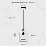 ModernMinimalistGlassPendantLamp Homeko11
