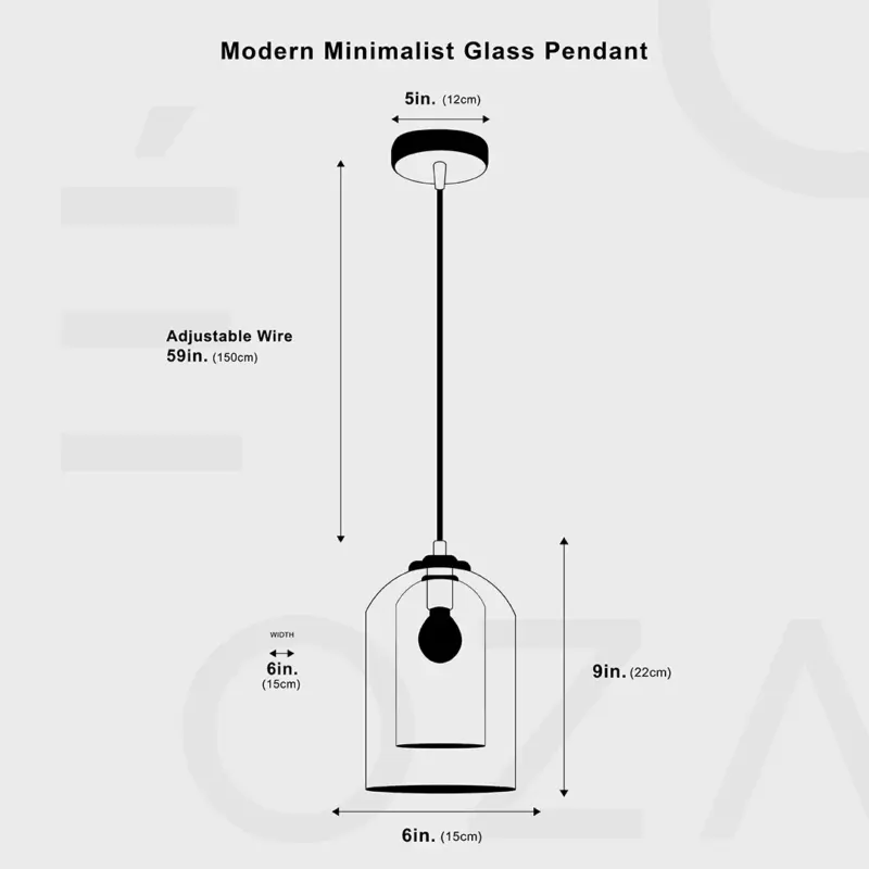 ModernMinimalistGlassPendantLamp Homeko11