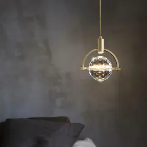 Modern Ring Crystal LED Pendant Lamp