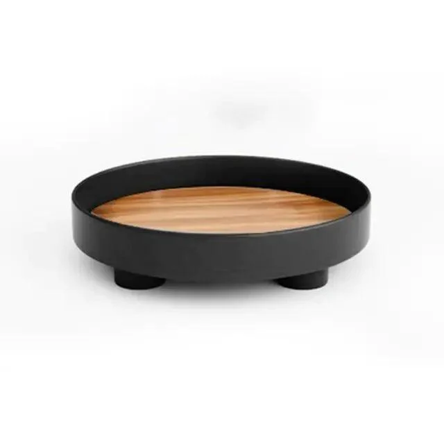 Modern Round Counter Organization Tray With Legs - Homeko