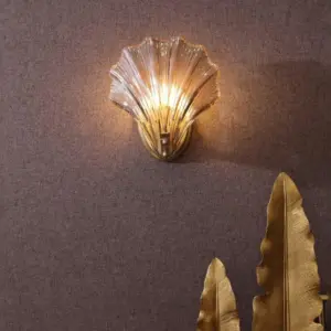 Homeko Sea Shell Glass Wall Lamp