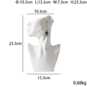 Modern Side Face Ceramic Vase