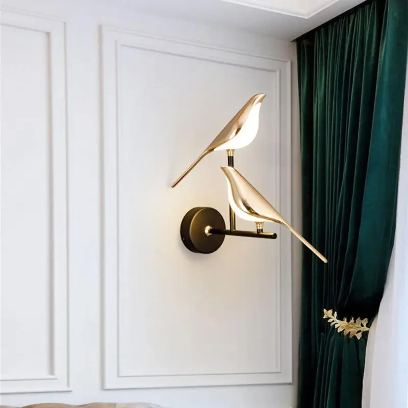 ModernSimpleArtDesignBirdWallLamp