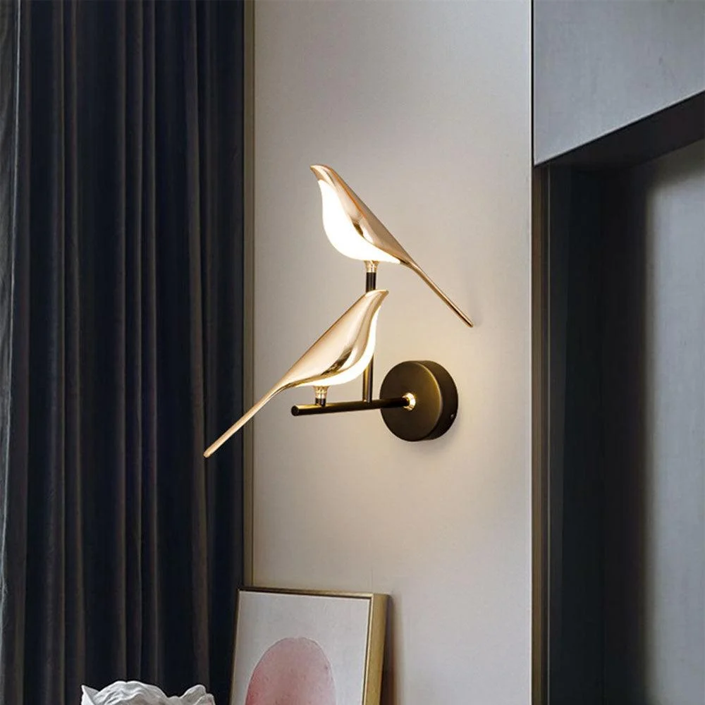 Modernsimpleartdesignbirdwalllamp 12