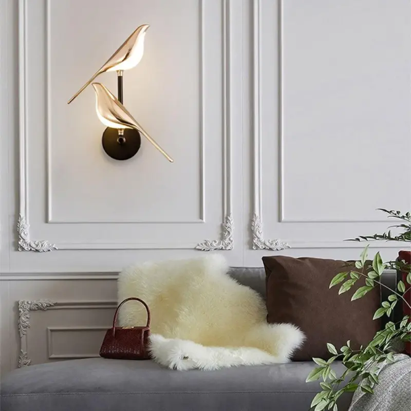 ModernSimpleArtDesignBirdWallLamp