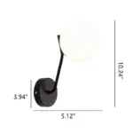 ModernSphericalGlassWallLamp Homeko6
