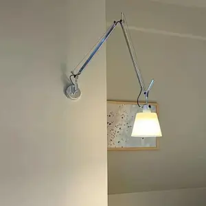 Modern Swivel Silver Wall Lamp