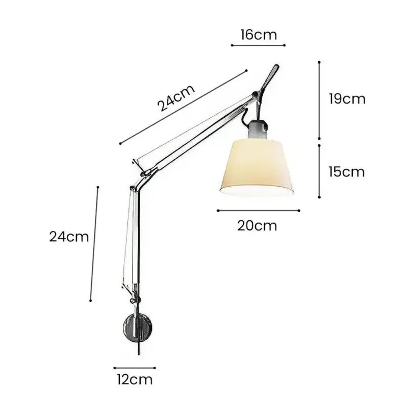 ModernSwivelSilverWallLamp Homeko8