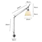 ModernSwivelSilverWallLamp Homeko9