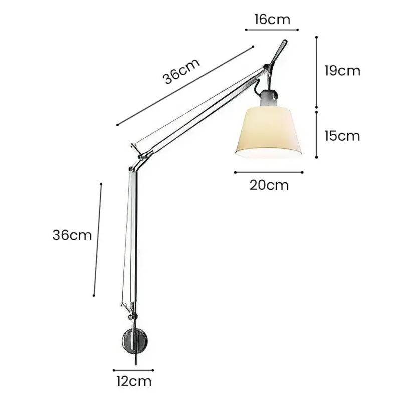 ModernSwivelSilverWallLamp Homeko9