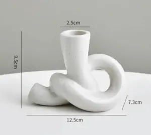 Modern Twisted Candlestick Lyra