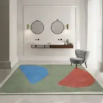 Modern Abstract Art Area Carpet