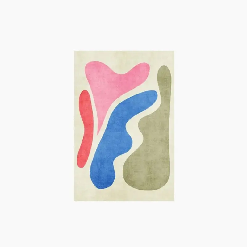 Modern Abstract Art Area Carpet