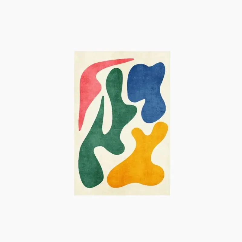 Modern Abstract Art Area Carpet