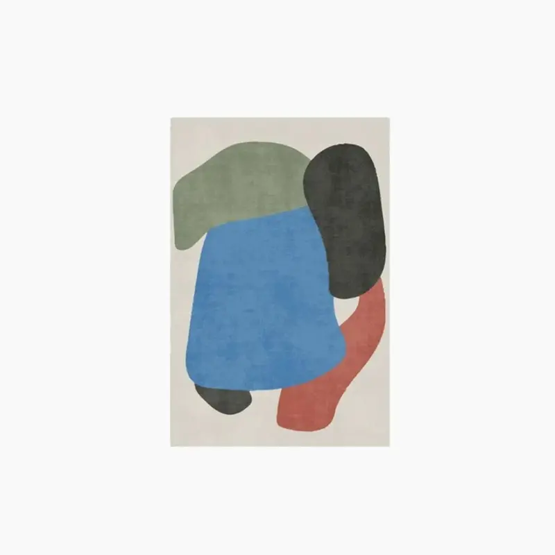 Modern Abstract Art Area Carpet