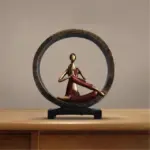 Modern Abstract Art Resin Yoga Sculptures and Statues